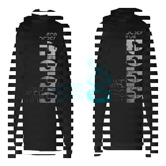 2000年10月 限定版 レトロ 2000 ヴィンテージ 2000年 長袖Tシャツ - Kawaiitshirt