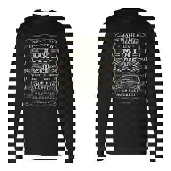 2005年5月 20歳の誕生日プレゼント 男性用 20歳 誕生日 長袖Tシャツ - Kawaiitshirt