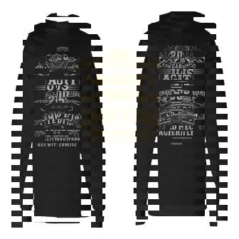 2005年8月 20歳 誕生日プレゼント 男性用 20歳 誕生日 長袖Tシャツ - Kawaiitshirt