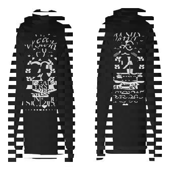2005年結婚20周年から20年を続けています。 長袖Tシャツ - Kawaiitshirt