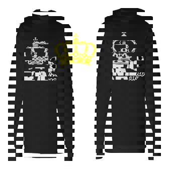 2024 Campeón Realismo Fútbol Madrid Real In Mangas Camiseta de manga larga - Regaloses