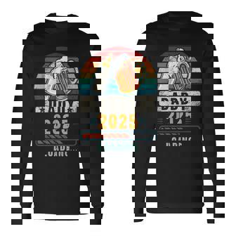 2025 年のお父さん 出産のお知らせ 父親になる予定の人 これから父親になる人 長袖Tシャツ - Kawaiitshirt