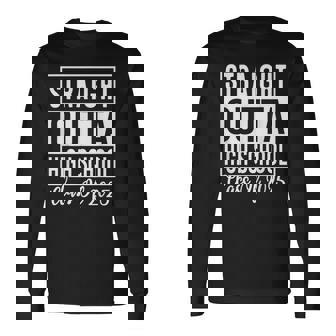 2025年のストレートアウトタ高校授業 長袖Tシャツ - Kawaiitshirt