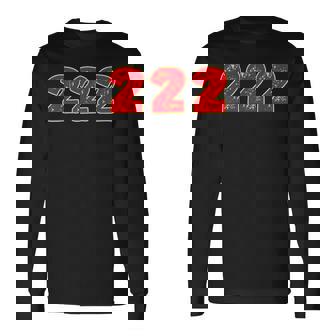 222 エンジェルナンバー Right Place Right Time 長袖Tシャツ - Kawaiitshirt