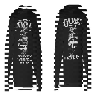 30代に別れを告げ、去年は30代、リップサーティーズ 長袖Tシャツ - Kawaiitshirt