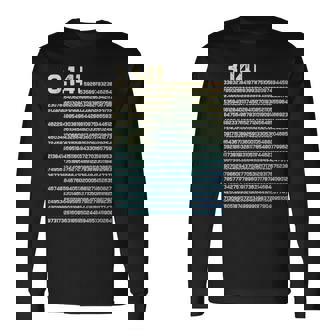 314 数学 物理学 314 円周率の日 長袖Tシャツ - Kawaiitshirt