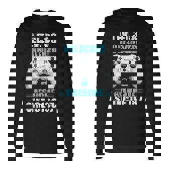 38歳の誕生日ビデオゲーマー レベル38 アンロック済み 1987年以来 長袖Tシャツ - Kawaiitshirt