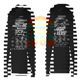 40歳 ギフト ヴィンテージ 1985年生まれ レトロ 40歳の誕生日 長袖Tシャツ - Kawaiitshirt