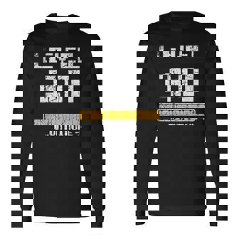 40歳の誕生日 レベル40 40歳 楽しい 長袖Tシャツ - Kawaiitshirt