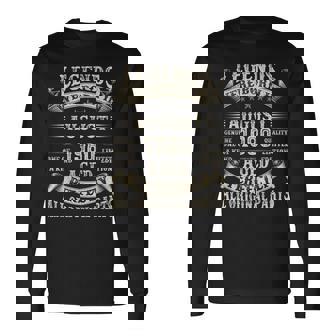 45歳の男性への誕生日プレゼント 45歳 誕生日 1980年8月 長袖Tシャツ - Kawaiitshirt