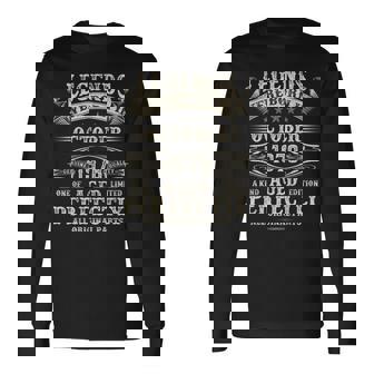46歳の誕生日プレゼント 男性用 46歳 誕生日 1978年10月 長袖Tシャツ - Kawaiitshirt