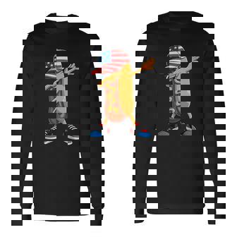 4Th Of July ホットドッグ 面白い 4Th Of July キッズ 男の子 長袖Tシャツ - Kawaiitshirt