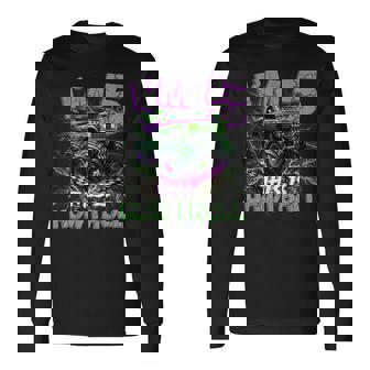 Im 5 Years Olds Monster Truck 5Th Birthday Boy Outfit Long Sleeve T-Shirt - Thegiftio