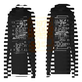 50 Cumpleañosintage 1975 Leyenda Camiseta de manga larga - Regaloses