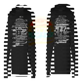 50 Years Absolutely Fantastic Birthday 1972年12月 長袖Tシャツ - Kawaiitshirt