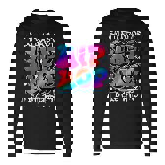 50 Years Old 50Th Anniversary Of Hip Hop グラフィティ ヒップホップ 長袖Tシャツ - Kawaiitshirt