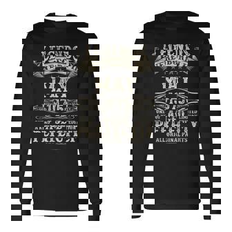 50歳の男性への誕生日プレゼント 1975年5月 50歳 誕生日 長袖Tシャツ - Kawaiitshirt