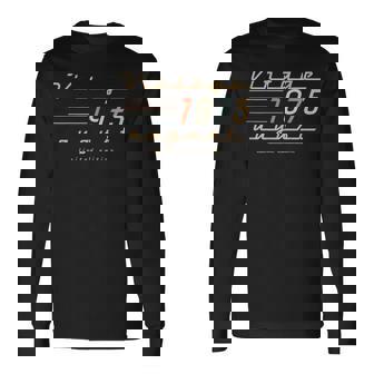 50歳の誕生日プレゼント 男性用 1975年8月 50歳 誕生日 長袖Tシャツ - Kawaiitshirt