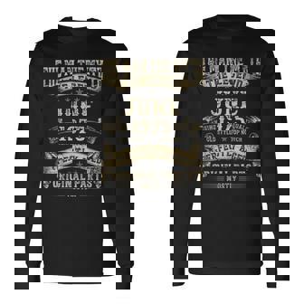 50歳の誕生日プレゼント 男性神話 1975年6月 長袖Tシャツ - Kawaiitshirt