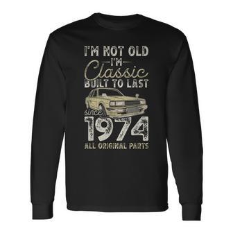 51 歳の誕生日、1974 年以来、クラシックカー、51 歳 長袖Tシャツ - Kawaiitshirt