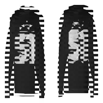 51 歳の誕生日番号 51 バルーン 51 歳の誕生日 長袖Tシャツ - Kawaiitshirt