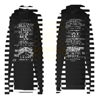 51歳 誕生日プレゼント 男性用 1974年5月 51歳の誕生日 長袖Tシャツ - Kawaiitshirt