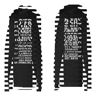 52歳の誕生日ギフト 面白い52歳の誕生日 長袖Tシャツ - Kawaiitshirt