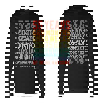 55 歳 お誕生日 55 Years Birthday 55 回目の誕生日プレゼント 長袖Tシャツ - Kawaiitshirt