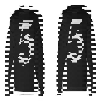 5番目 古英語の中世スタイルの五 長袖Tシャツ - Kawaiitshirt