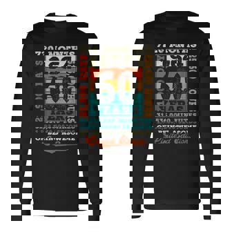 60 Years 720 Months Of Being Awesome Born 1964 60歳の誕生日 長袖Tシャツ - Kawaiitshirt