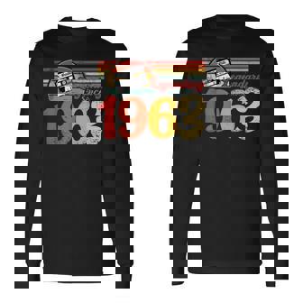 60 年代の誕生日パーティー パーティー 62 歳の誕生日ヴィンテージ 1963 長袖Tシャツ - Kawaiitshirt