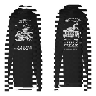 60歳のバイカー。1963年生まれの還暦 バイク オートバイ 長袖Tシャツ - Kawaiitshirt