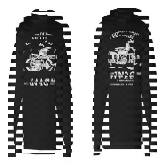 60歳のバイカー。1964年生まれ 60歳の誕生日 バイク バイク 長袖Tシャツ - Kawaiitshirt