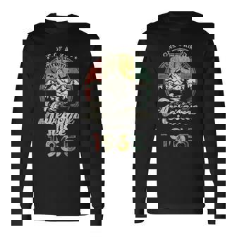 60歳の誕生日 1965年創業のレトロな山々 長袖Tシャツ - Kawaiitshirt