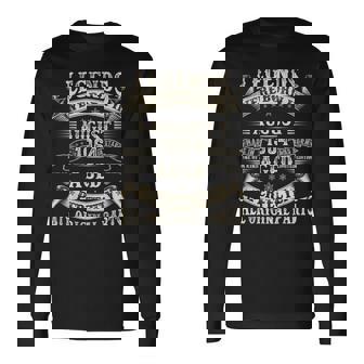 60歳の誕生日プレゼント 男性用 1964年8月 60歳の誕生日 長袖Tシャツ - Kawaiitshirt