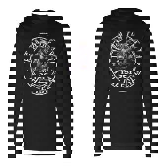 63歳の誕生日 男性 オートバイ バイカーベア 1961 長袖Tシャツ - Kawaiitshirt