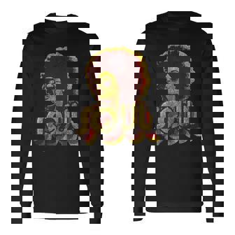 70年代 ファンク アフロソウル レトロ ヴィンテージ 70年代 レトロ ソウル 長袖Tシャツ - Kawaiitshirt