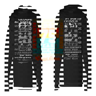75歳の誕生日 75歳 900ヶ月 すごい生まれ 1950年 長袖Tシャツ - Kawaiitshirt