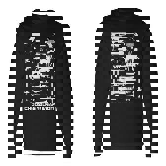 80年代映画 武器 サイエンスフィクションとホラーを選択 長袖Tシャツ - Kawaiitshirt