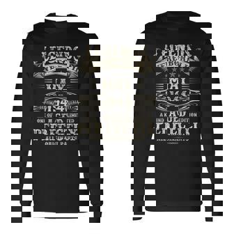80歳の誕生日ギフト 男性用 面白い 80歳 May 1944 長袖Tシャツ - Kawaiitshirt