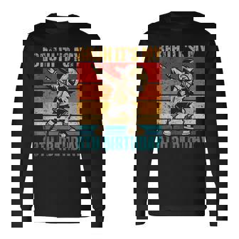 8歳の誕生日 軽くたたく少年 Bruh It's My 8Th Birthday 長袖Tシャツ - Kawaiitshirt