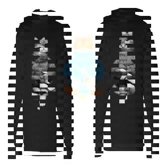 A Cozy Cat Wear Aweater And お揃い パンツ 長袖Tシャツ - Kawaiitshirt