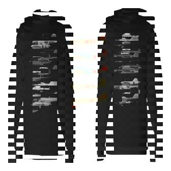 A6mゼロ日本ww2戦闘機 長袖Tシャツ - Kawaiitshirt