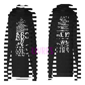 Accro Aux Livres Cadeau Lectrice Lecteur Amoureux Des Livres T-shirt à manches longues - Cadeauxyz