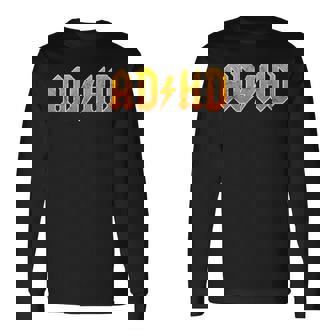 Adhd ロッカーtシャツ メンズ レディース キッズ 長袖Tシャツ - Kawaiitshirt