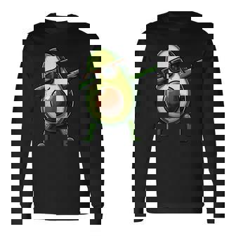Aguacate Dabbing Gafas Deol Guacamole Dancing Niños Niñas Niños Camiseta de manga larga - Regaloses