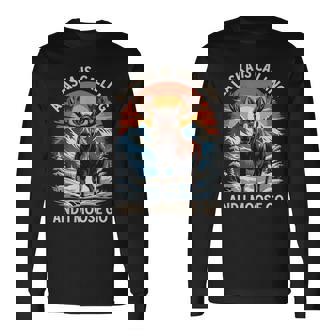 Alaska Is Calling And I Moose Go Long Sleeve T-Shirt - Thegiftio