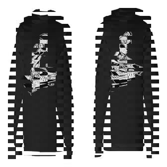 Alien Dj Tekno Musica Electronica Gratis Partyoundsystem Camiseta de manga larga - Regaloses