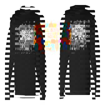 All Bodies Are Good Bodies – Body Positive – Italyデザイン 長袖Tシャツ - Kawaiitshirt