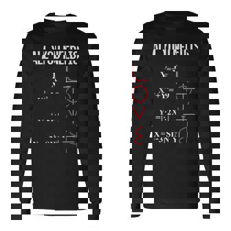 All You Need Is Love 面白くてかわいい数学方程式 長袖Tシャツ - Kawaiitshirt